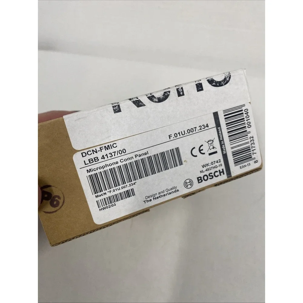 BOSCH RoHS DNC-FMIC LBB 4137/00 MICROPHONE CONN PANEL F.01U.007.234 WK: 0742